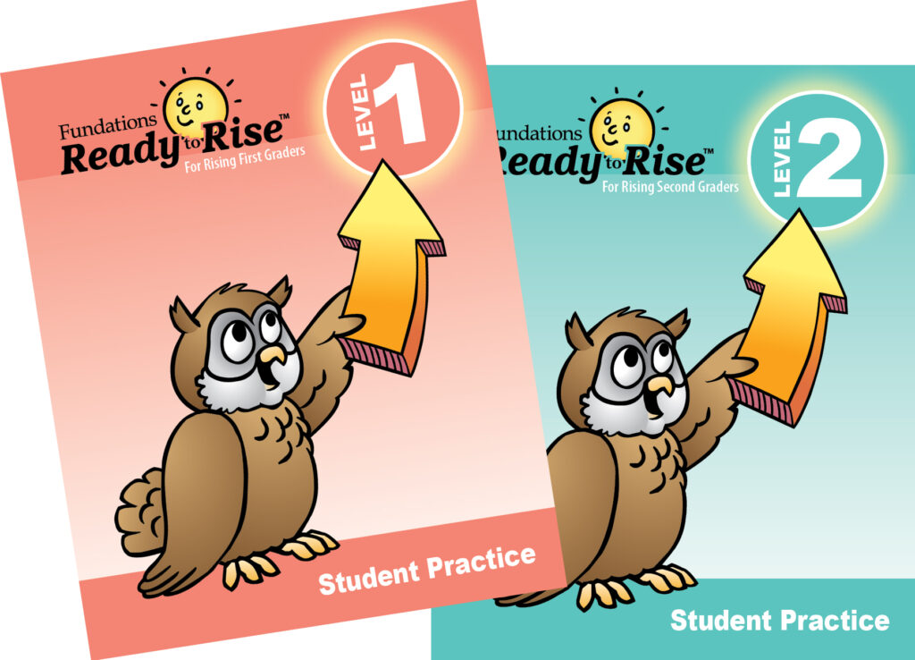 Level 1 and level 2 Ready to Rise Student Practice books