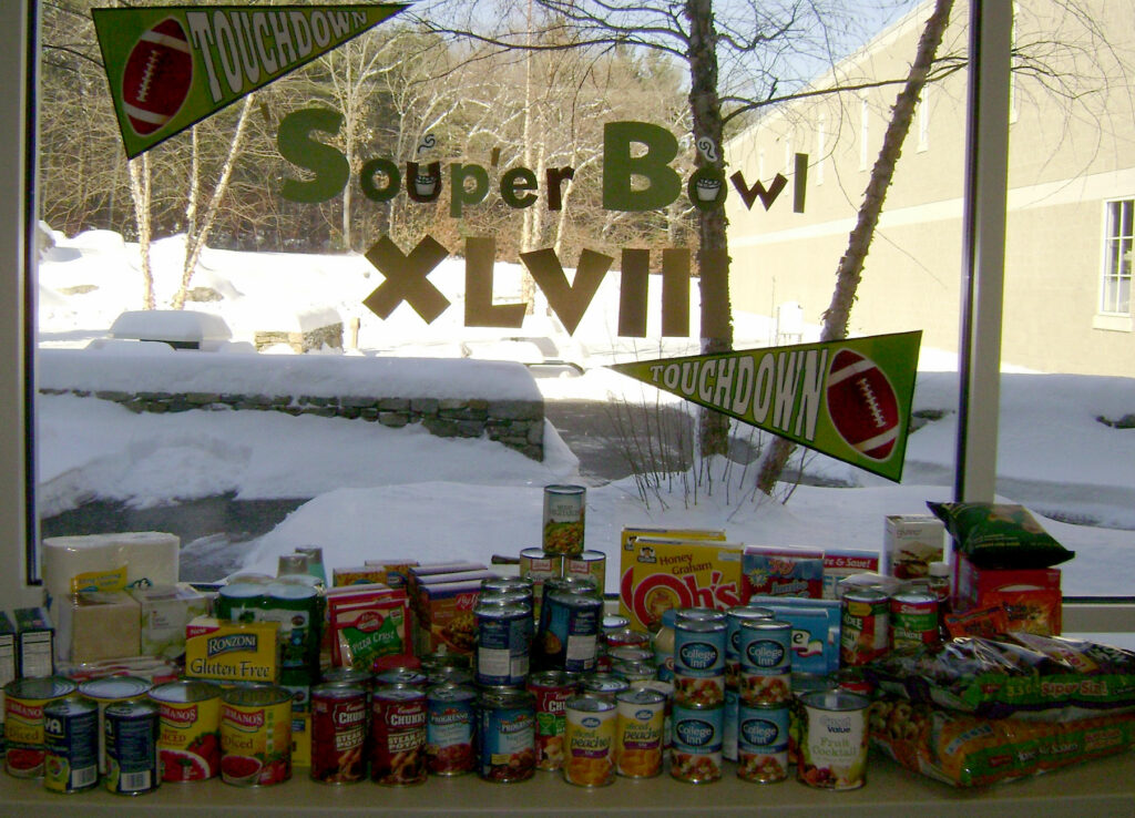 Souper Bowl food drive