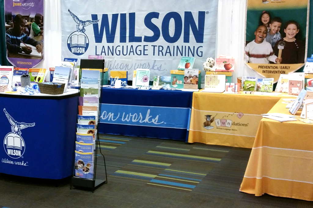 Wilson's tradeshow booth