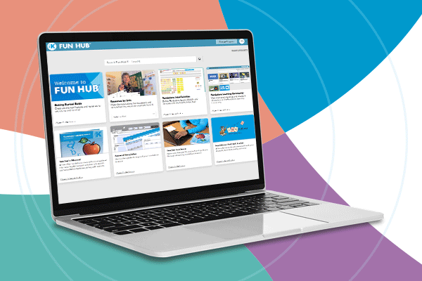 FUN-HUB-laptop-animated-Header-2_600x400-rgb-1 Laptop showing FUN HUB landing page
