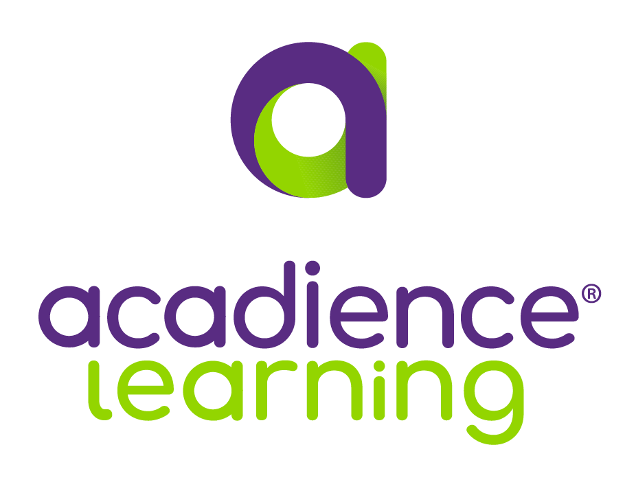 Acadience Learning logo, stacked