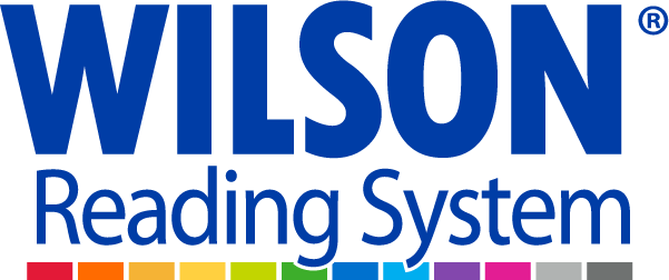Wilson Reading System logo with colorful bars.