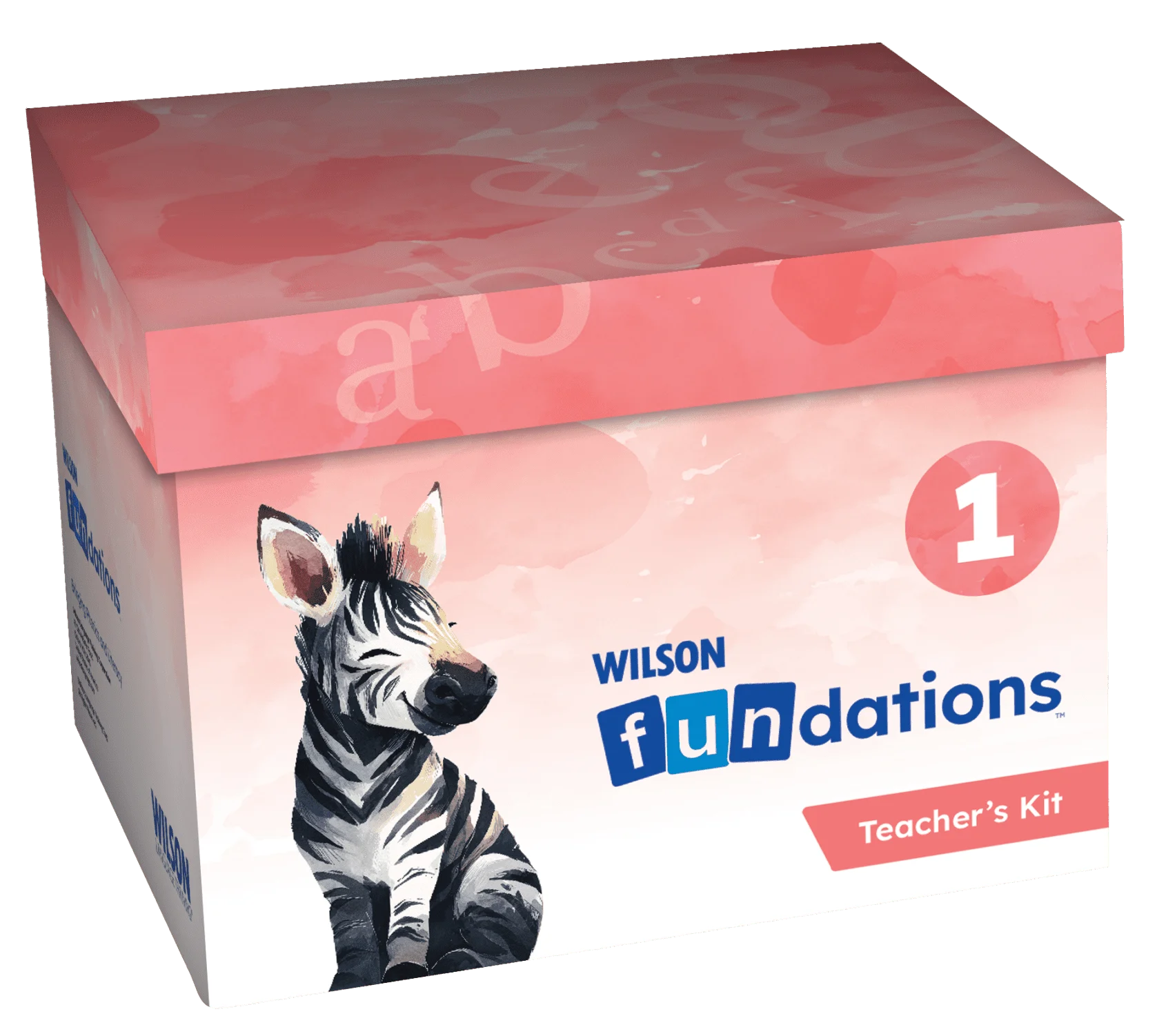 Wilson Fundations Level 1 Teacher's Kit with zebra graphic