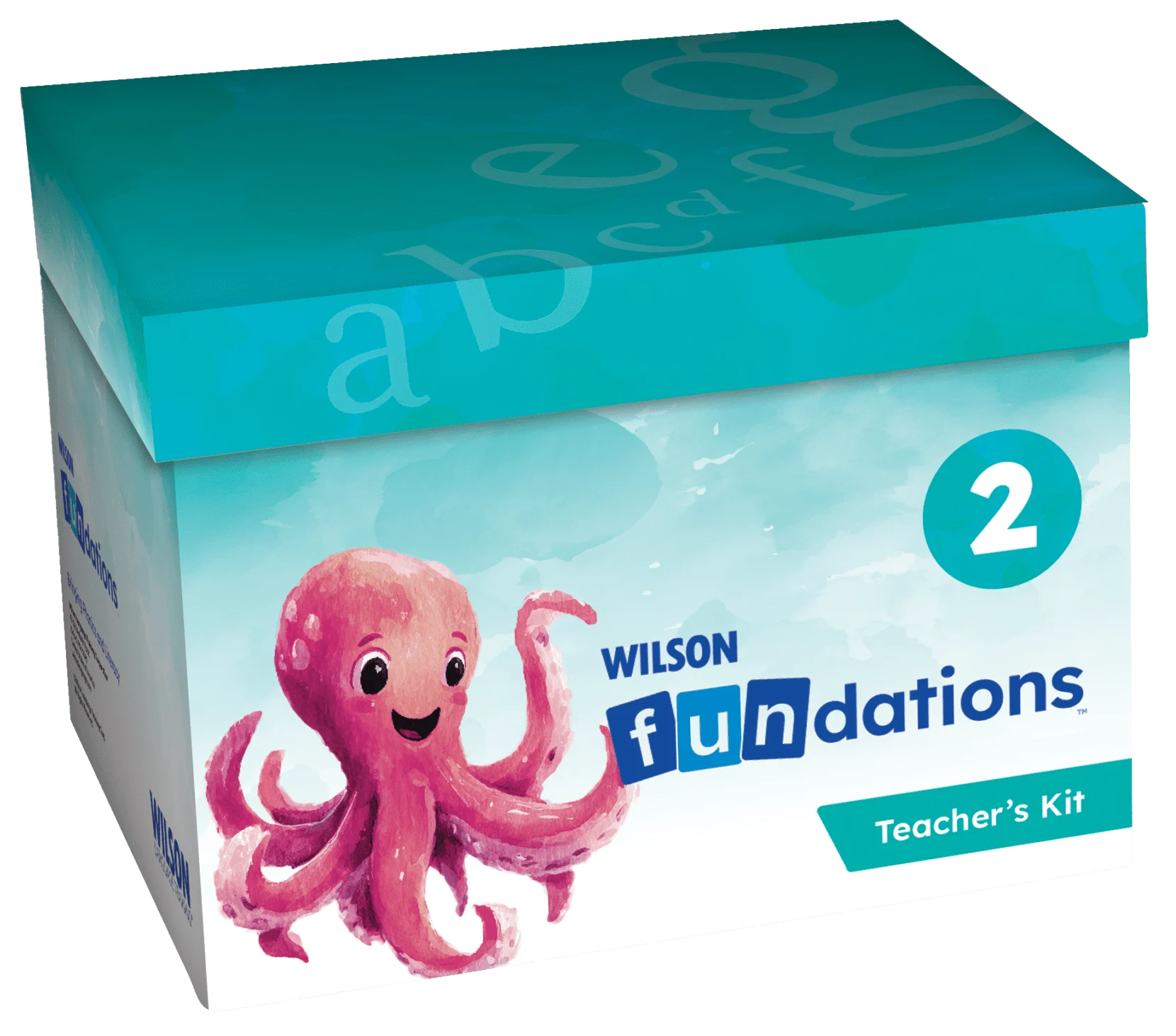 Wilson Fundations Level 2 Teacher's Kit with a pink octopus
