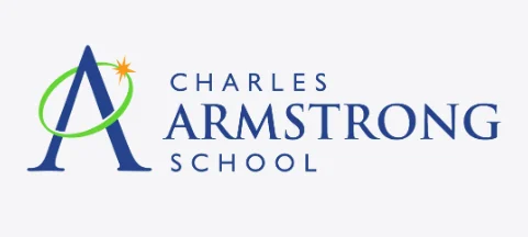 Charles Armstrong School logo with a stylized 'A' and star.