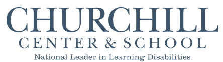 Churchill Center & School logo, a national leader in learning disabilities